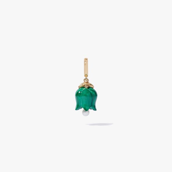 18ct Gold Tulip Malachite Charm Necklace | Annoushka jewelley